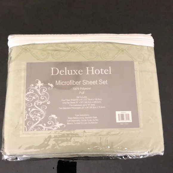 NWT Microfiber Full Sheets - Picture 2 of 5
